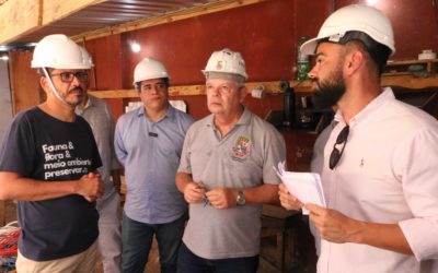 Prefeito e secretário de Educação vistoriam obras da UMEI de Jurujuba