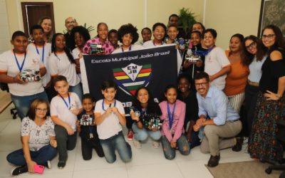 Estudantes da E. M. João Brazil conquistam medalhas na Olimpíada Brasileira de Robótica