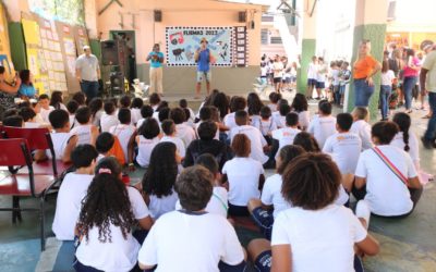 Escola Municipal Paulo de Almeida Campos realiza intercâmbio cultural com escola carioca